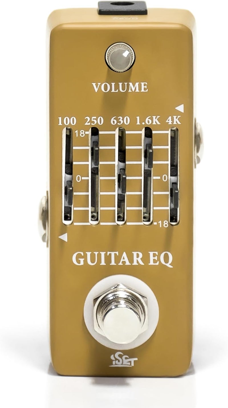 ISET Analog Equalizer Pedal EQ Pedal For Electric Guitar And Acoustic Guitar With True Bypass - Image 1
